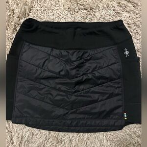 Smartwool Women's Black Quilted Mini Skirt
